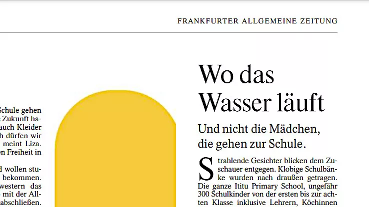 „Wo das Wasser läuft“ – Imke Brakebusch (Jg. 13) veröffentlicht in der FAZ