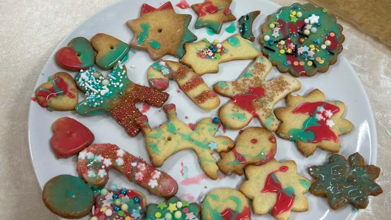 Plätzchenbacken in der Außenstelle