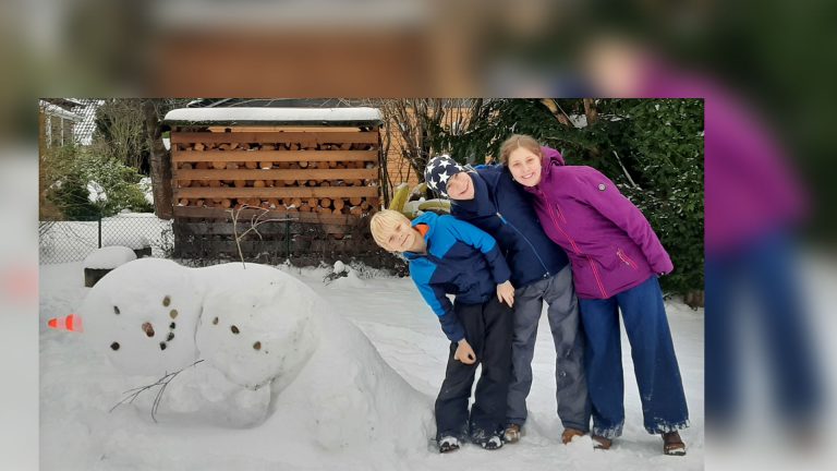 Aktion „Ich habe den originellsten Schneemann gebaut“