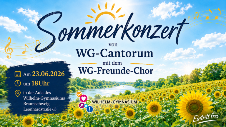 Sommerkonzert WG-Cantorum mit dem WG-Freunde-Chor am 23.06.26
